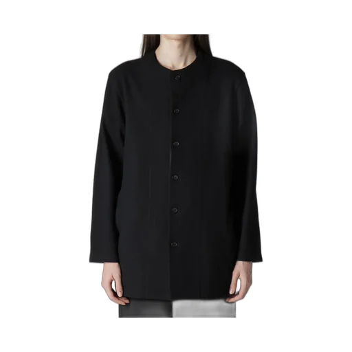 Woollen Jersey Round Neck Jacket