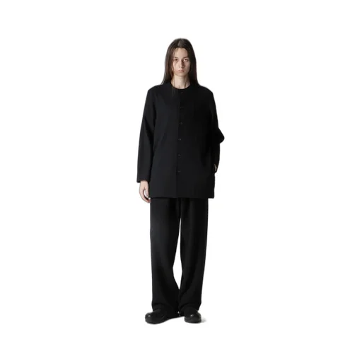 Woollen Jersey Round Neck Jacket