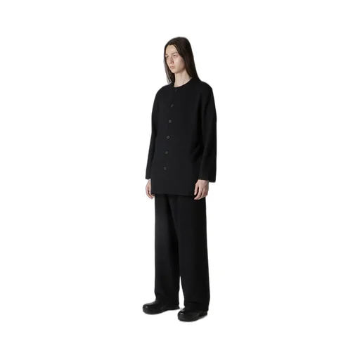 Woollen Jersey Round Neck Jacket