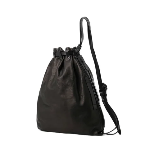 Horse Leather Drawstring Backpack