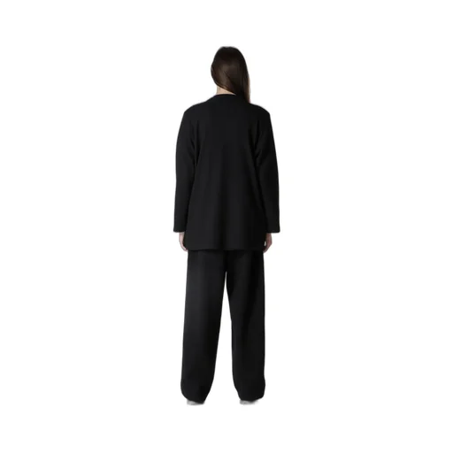 Woollen Jersey Round Neck Jacket