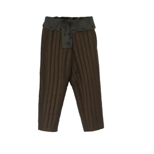 Bell Khaki Hem String Pants With Liner