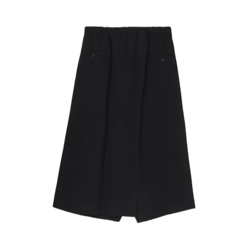 Wool Gabardine Wrap Pants