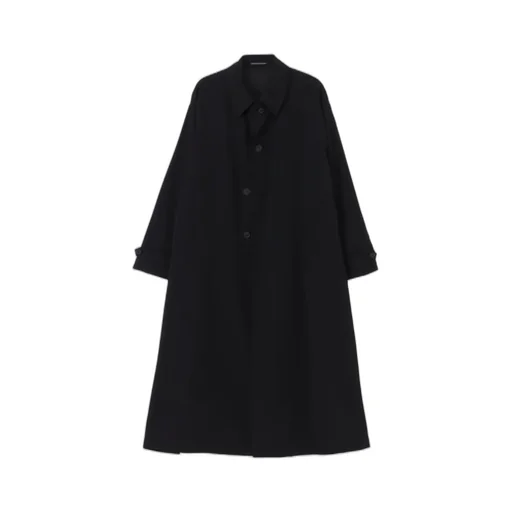Wool Gabardine Designed Sleeve Coat