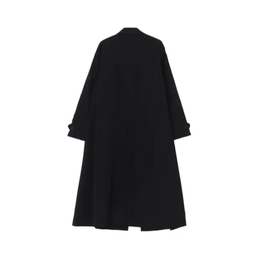 Wool Gabardine Designed Sleeve Coat