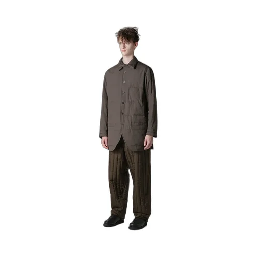 Gray Broad Gusset Collar Padded Blouse