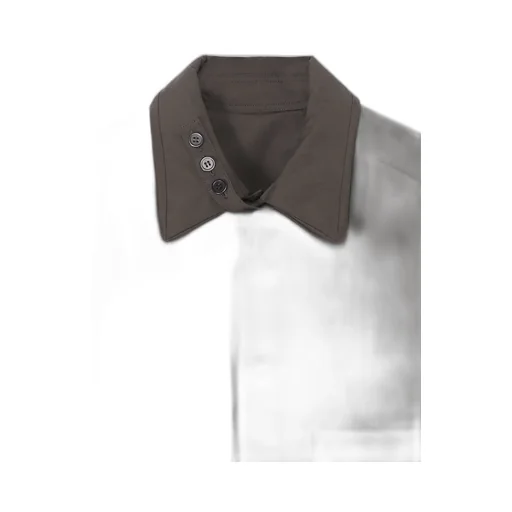 Gray Broad Gusset Collar Padded Blouse