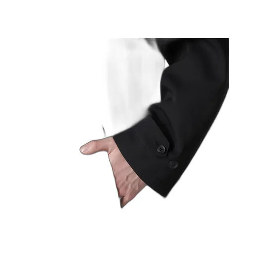 Wool Gabardine Designed Sleeve Coat