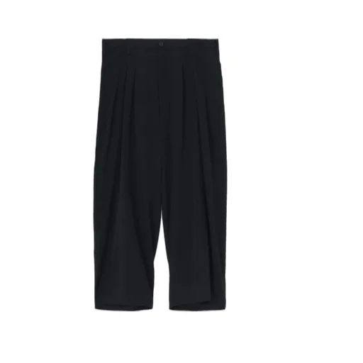 Wool Gabardine 12 Tucks Pants