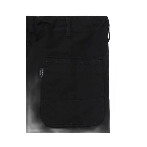 Black Scandal Katsuragi Hem Zip Painter Pants
