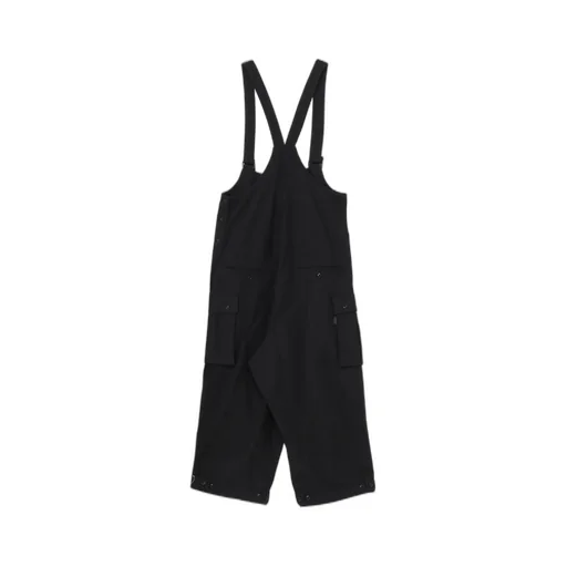 Black Scandal Herringbone Work Overalls