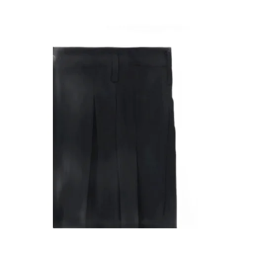 Wool Gabardine 12 Tucks Pants