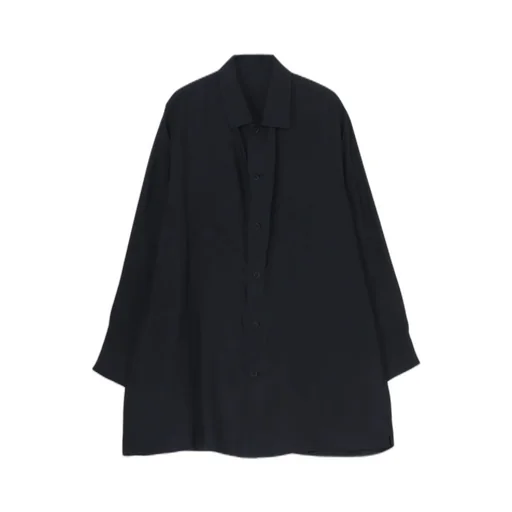Cu Taffeta Open Collar Shoulder Pl Blouse