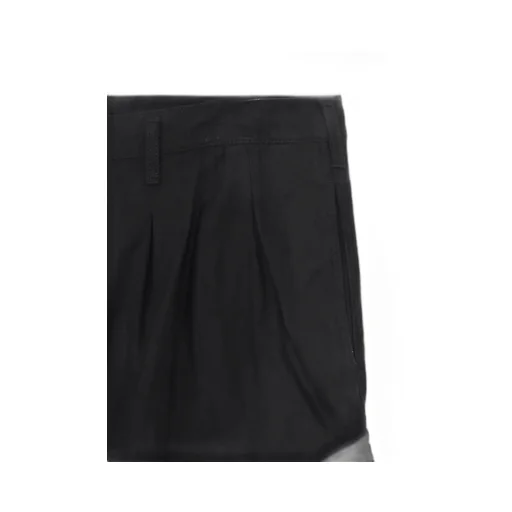 Black Scandal Herringbone 12Tuck Work Pants