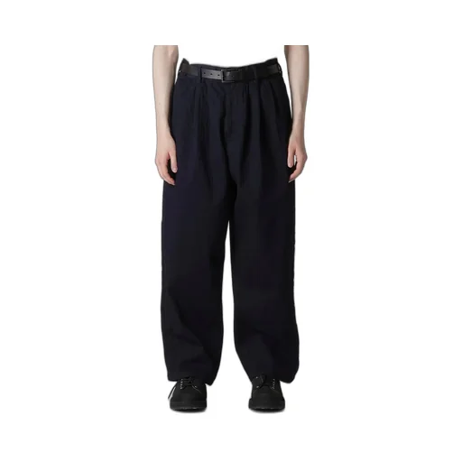 Black Scandal Herringbone Denim Side Tape Detail Pants