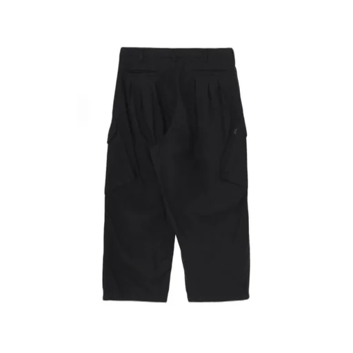 Black Scandal Herringbone 12Tuck Work Pants