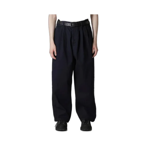 Black Scandal Herringbone Denim Side Tape Detail Pants