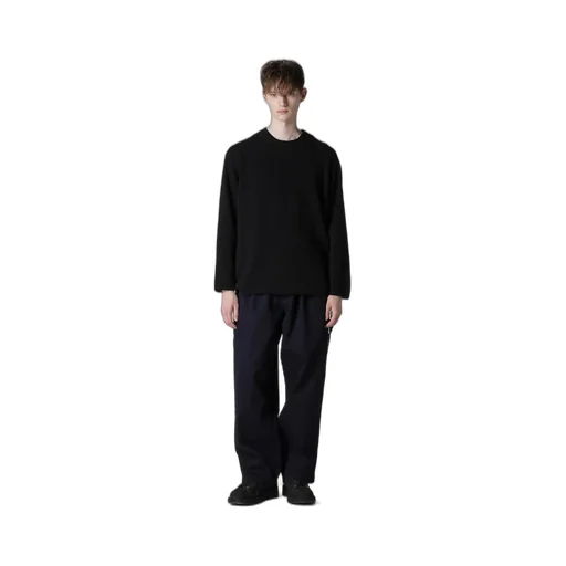 Black Scandal Herringbone Denim Side Tape Detail Pants