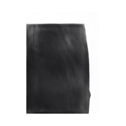 Black Scandal Herringbone Hem Zip Painter Pants
