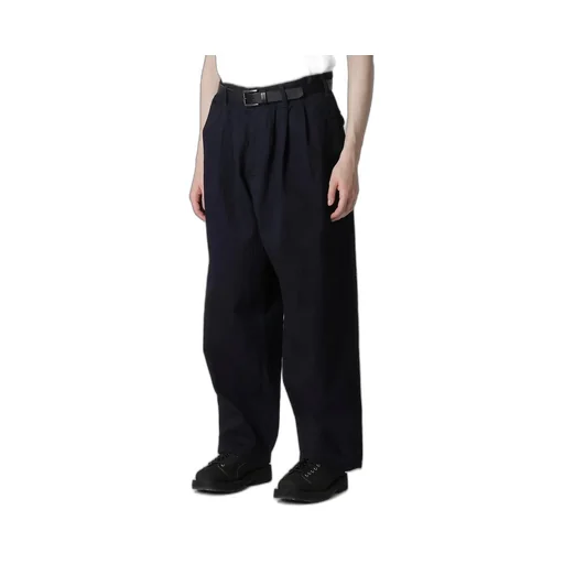 Black Scandal Herringbone Denim Side Tape Detail Pants
