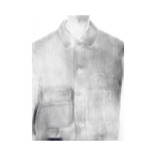 Black Scandal Herringbone Denim 5Bs Overlap Pocket Blouson