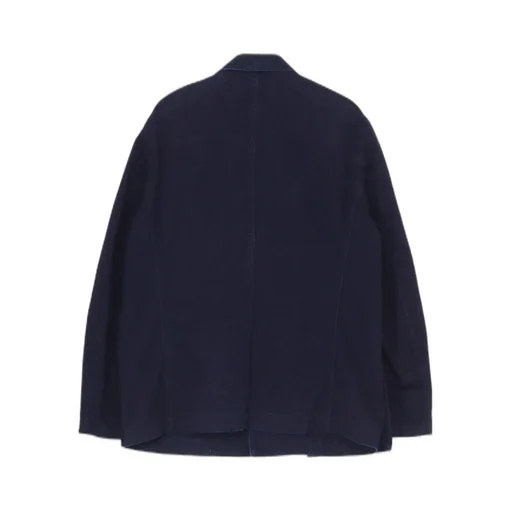 Black Scandal Herringbone Denim 5Bs Overlap Pocket Blouson