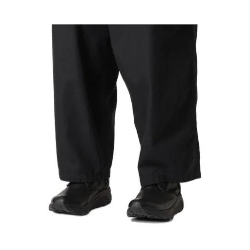 Black Scandal Herringbone 12Tuck Work Pants
