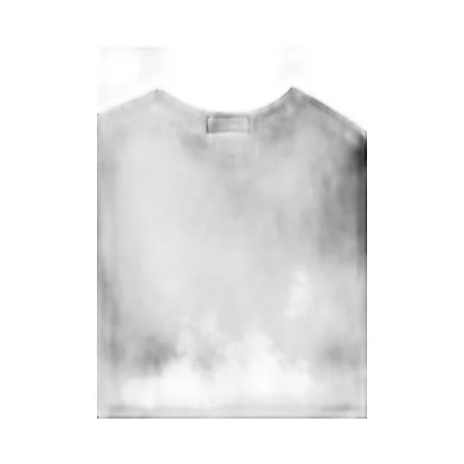 Cotton Silk Noir Gauze Jersey Pocket Detail Long Slv T