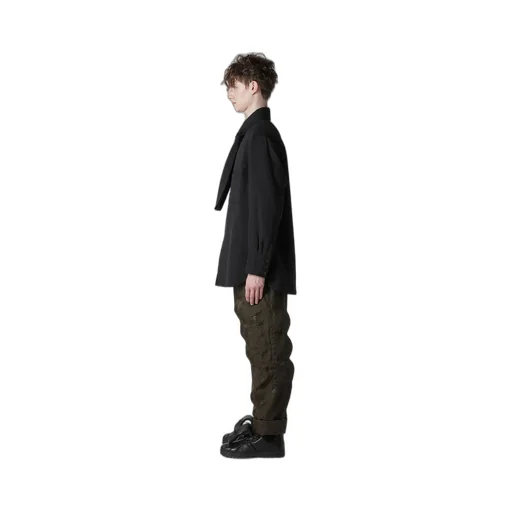 Cellulose Lawn Stole Detail Padded Blouse