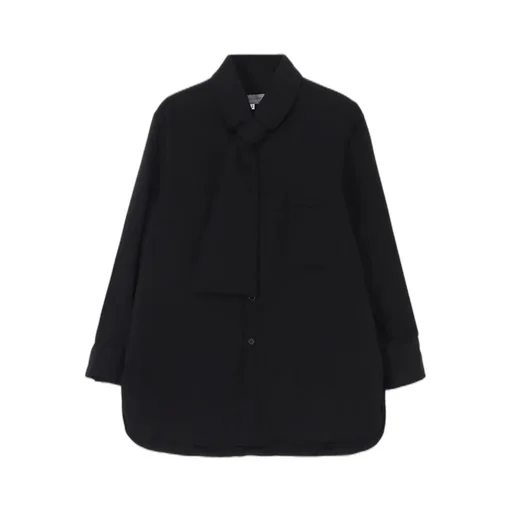 Cellulose Lawn Stole Detail Padded Blouse