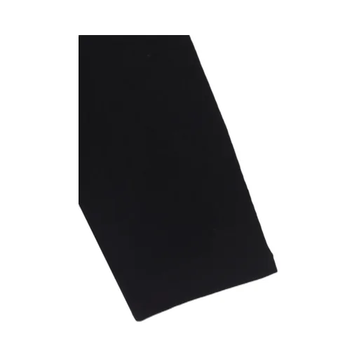 Cotton Silk Noir Gauze Jersey Pocket Detail Long Slv T