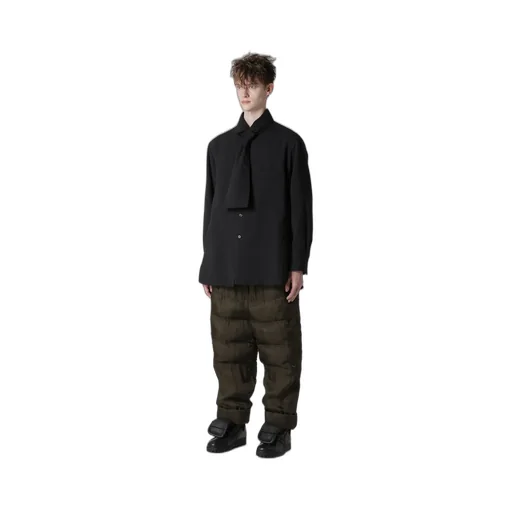 Cellulose Lawn Stole Detail Padded Blouse