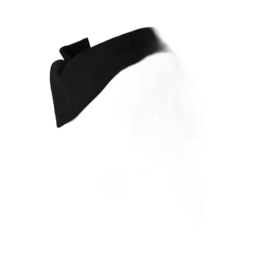 Milling Wool Side Slit High Neck Long Slv T