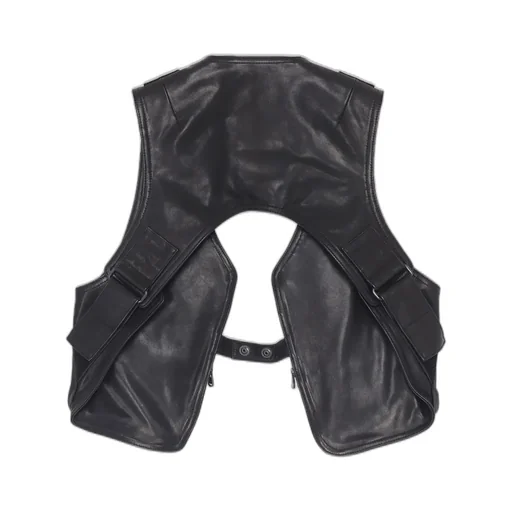 Cow Leather Deep-Fry Holster Bag Vest