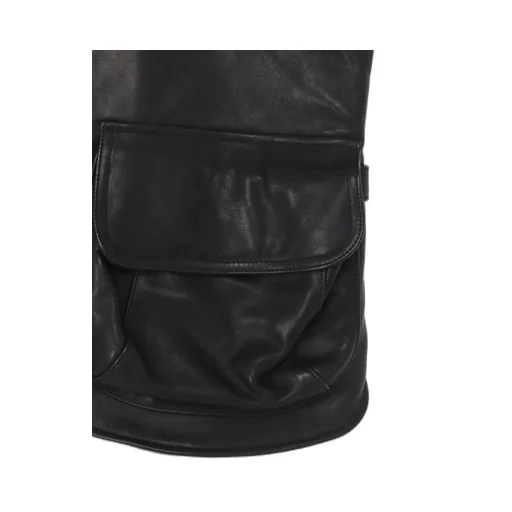 Cow Leather Deep-Fry Tech Vest