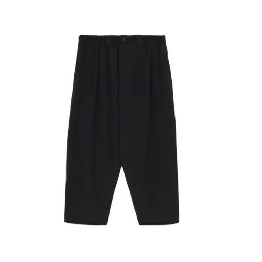 Wool Gabardine Ball Fastener Pants