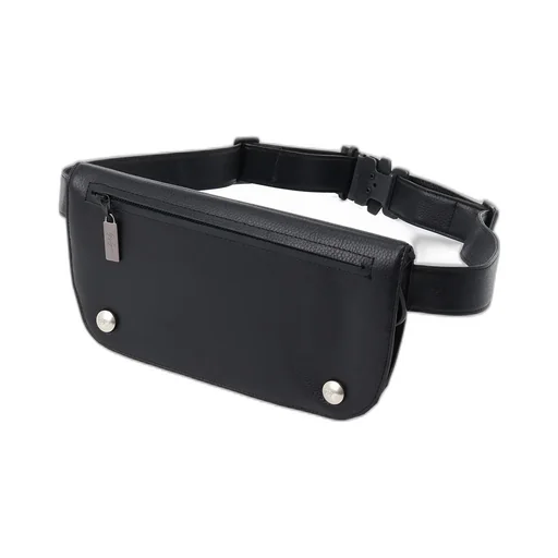 Soft Shrink Leather Smart Waist Pouch