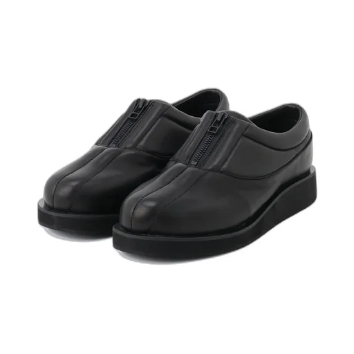 Soft Sheep Leather Front Fastener Shoes