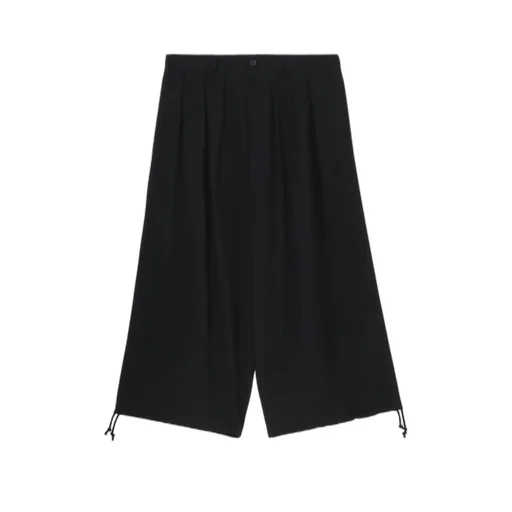 Wool Gabardine Thin Balloon Pants