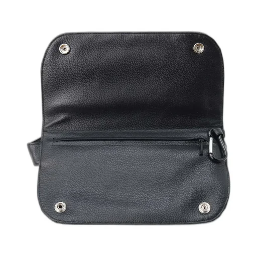 Soft Shrink Leather Smart Waist Pouch