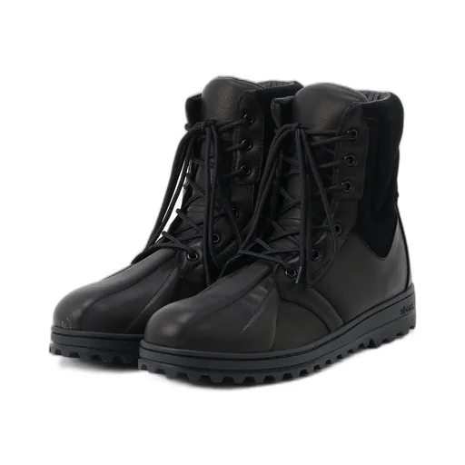 Soft Sheep Skin/Velour Military Boots