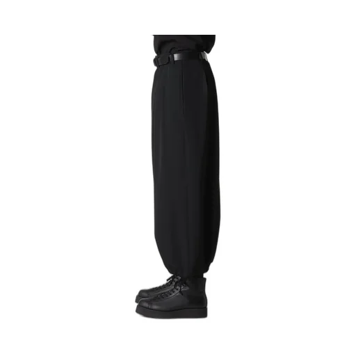 Wool Gabardine Thin Balloon Pants