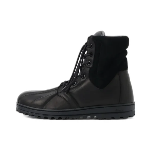 Soft Sheep Skin/Velour Military Boots
