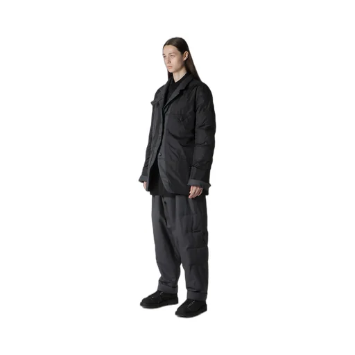 3 Buttons Horizontal Padded Jacket