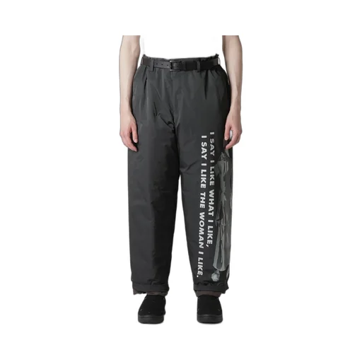 Woman Printed Side Pocket Pants With Liner