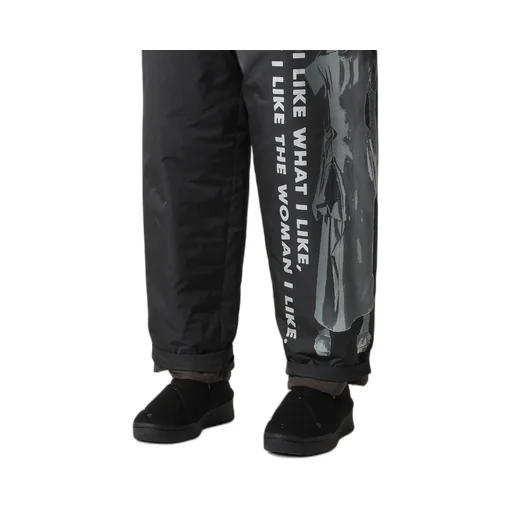 Woman Printed Side Pocket Pants With Liner