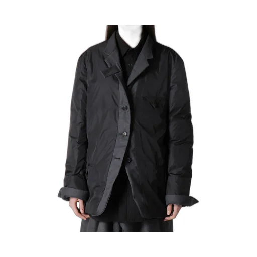 3 Buttons Horizontal Padded Jacket