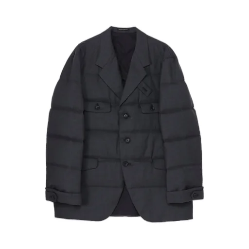 3 Buttons Horizontal Padded Jacket