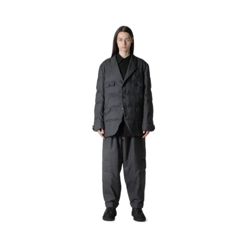 3 Buttons Horizontal Padded Jacket