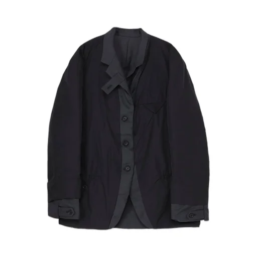 3 Buttons Horizontal Padded Jacket